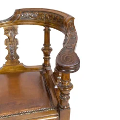 Pamono Antique Wilhelminian Corner Chair in Walnut Clearance