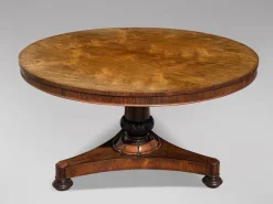 Pamono Antique William IV Rosewood Centre Table, 1830 Clearance