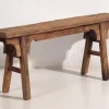 Pamono Antique Wood Bench, 1870s Best
