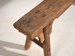 Pamono Antique Wood Bench, 1870s Best