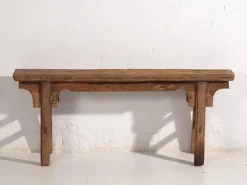 Pamono Antique Wood Bench, 1870s Best