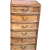 Pamono Antique Wood Travel Chest of Drawers with Metal Finish, 1900 Best