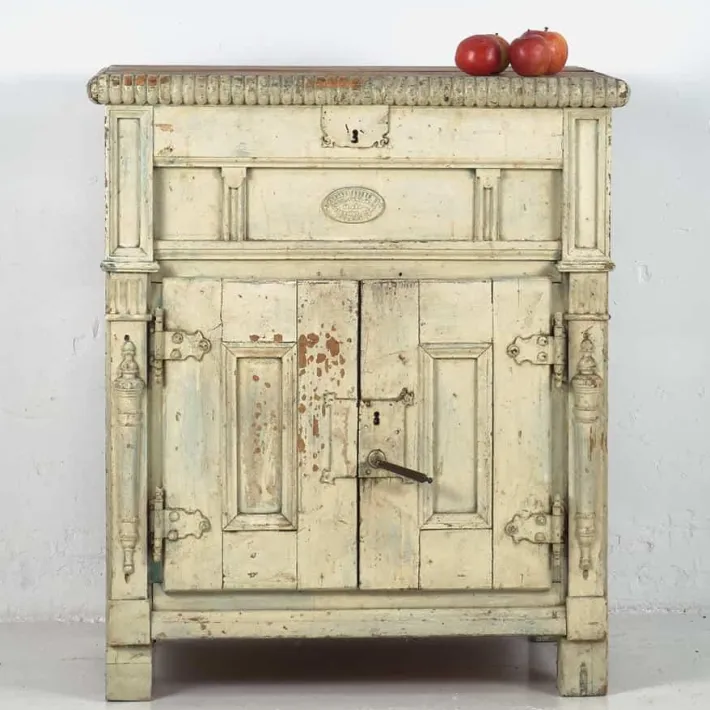 Pamono Antique Wooden Refrigerator, 1900 Sale