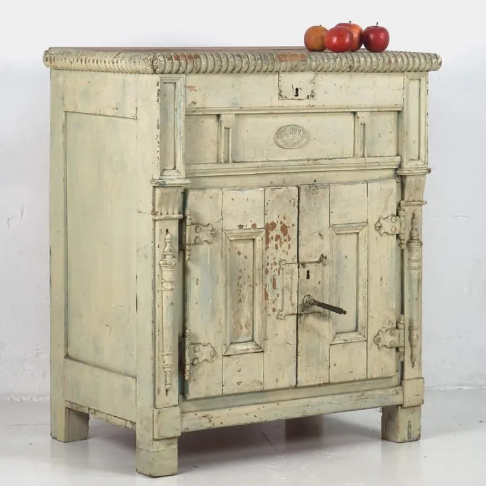 Pamono Antique Wooden Refrigerator, 1900 Sale