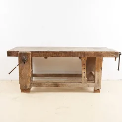 Pamono Antique Workbench in Wood New