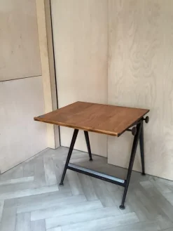 Pamono Architect Table and Stool by Friso Kramer for Ahrend De Circel, the Netherlands, 1950s Hot