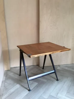 Pamono Architect Table and Stool by Friso Kramer for Ahrend De Circel, the Netherlands, 1950s Hot