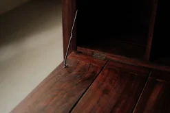 Pamono Architect-Designed Mahogany Secretary Desk, 1980s New