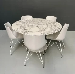 Pamono Aresbescato Marble Dining Table by Eero Saarinen for Knoll Best