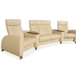 Pamono Arion Four-Seater Sofa in Leather from Stressless Outlet