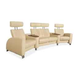 Pamono Arion Four-Seater Sofa in Leather from Stressless Outlet