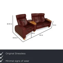 Pamono Arion Three-Seater Sofa in Leather from Stressless