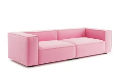 Pamono Arraigo Sofa in Pink Velvet by Moanne Best