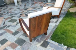 Pamono Art Deco Armchairs and Table, 1920s, Set of 3 Sale