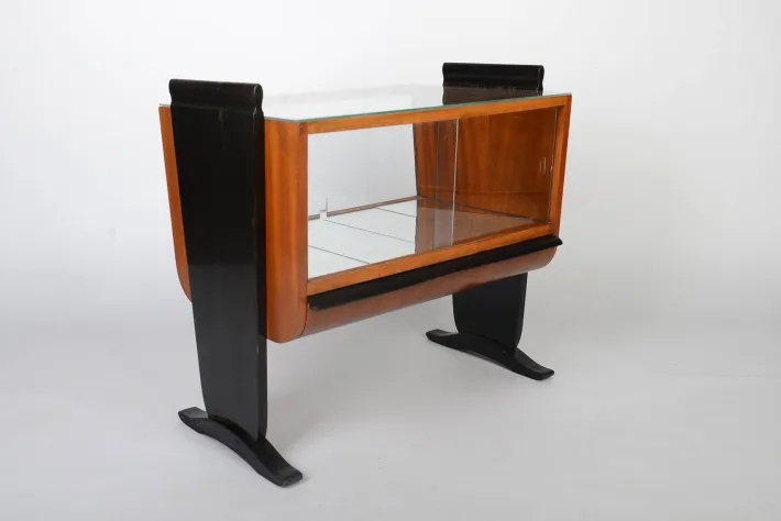 Pamono Art Deco Bar by Jindrich Halabala for Up Závody, 1930s New