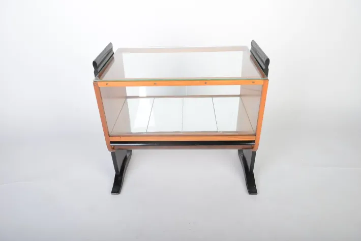 Pamono Art Deco Bar by Jindrich Halabala for Up Závody, 1930s New