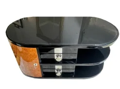 Pamono Art Deco Bar Cart or Side Table on Wheels, 1920s-1940s Hot