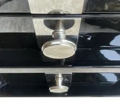 Pamono Art Deco Bar Cart or Side Table on Wheels, 1920s-1940s Hot