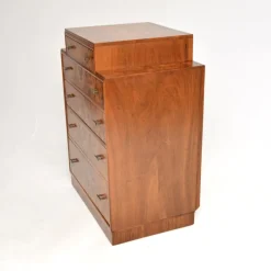 Pamono Art Deco Burr Walnut Chest of Drawers, 1930 Sale