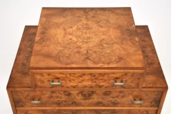 Pamono Art Deco Burr Walnut Chest of Drawers, 1930 Sale