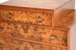 Pamono Art Deco Burr Walnut Chest of Drawers, 1930 Sale