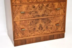 Pamono Art Deco Burr Walnut Chest of Drawers, 1930 Sale