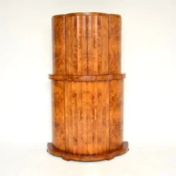 Pamono Art Deco Burr Walnut Cocktail Cabinet from Epstein, 1930s Outlet
