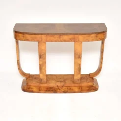 Pamono Art Deco Burr Walnut Console Table by Hille, 1934 Online
