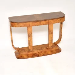 Pamono Art Deco Burr Walnut Console Table by Hille, 1934 Online