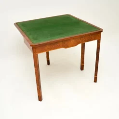 Pamono Art Deco Burr Walnut Console Table, 1930 Clearance