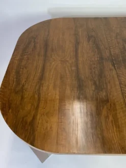 Pamono Art Deco Burr Walnut Dining Table, 1930s Discount