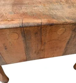 Pamono Art Deco Butcher's Block Table, 1970s New