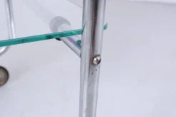 Pamono Art Deco Chrome and Glass Trolley Cart from Gispen, 1930s Outlet