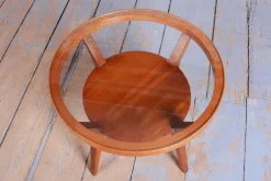 Pamono Art Deco Coffee Table in Oak by Koželka and Kropáček, 1940s