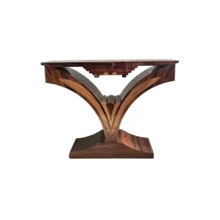 Pamono Art Deco Console Table in Walnut, 1980s Sale