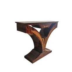 Pamono Art Deco Console Table in Walnut, 1980s Sale