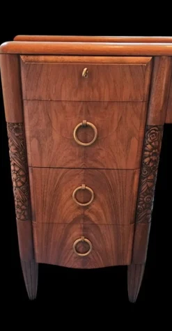 Pamono Art Deco Desk, Armchair and Bookcase, 1930s, Set of 3 Online