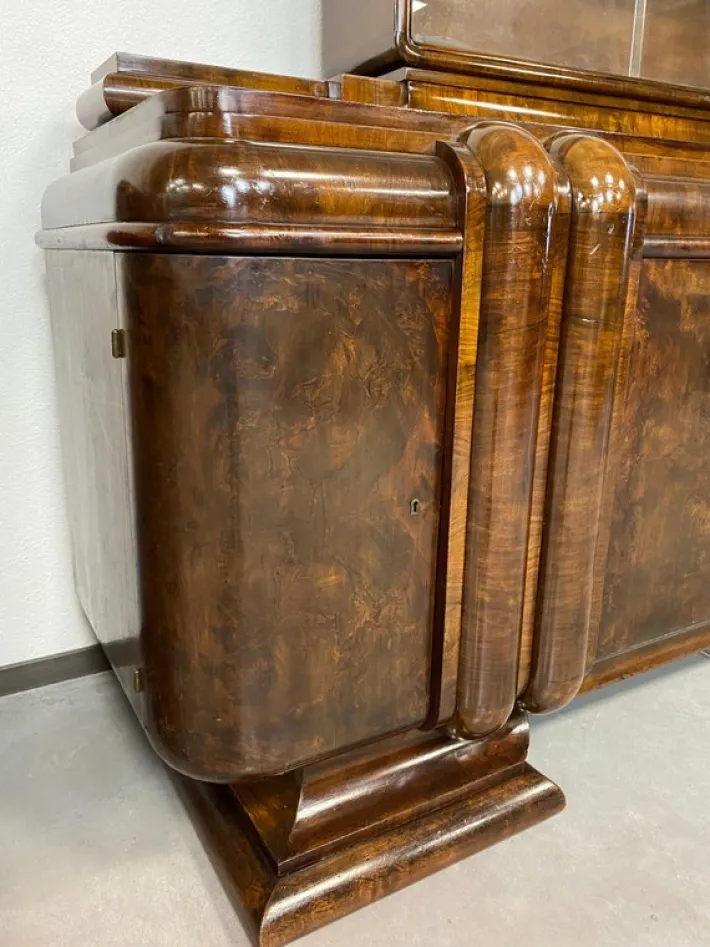 Pamono Art Deco Dining Room Set, 1930s, Set of 3