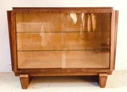 Pamono Art Deco Display Case in Mahogany and Veneer Discount