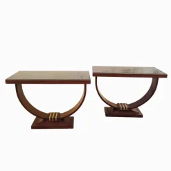 Pamono Art Deco Display Consoles, Set of 2 Hot