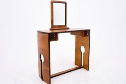 Pamono Art Deco Dressing Table & Chair Set, Poland, 1940s, Set of 2 Sale