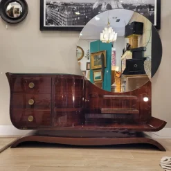 Pamono Art Deco Dressing Table in Mahogany, France, 1930s Clearance