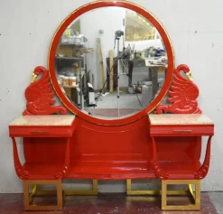 Pamono Art Deco Dressing Table with Swans New