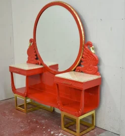 Pamono Art Deco Dressing Table with Swans New