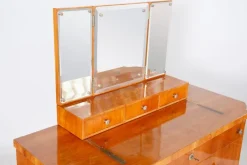 Pamono Art Deco Dressing Table with Mirror, 1920s New