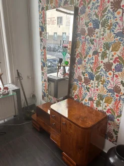 Pamono Art Deco Dressing Table with Mirror, 1930s Online