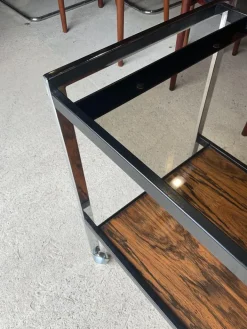 Pamono Art Deco Drinks Trolley by Howard Miller, 1970s Hot