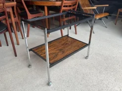 Pamono Art Deco Drinks Trolley by Howard Miller, 1970s Hot