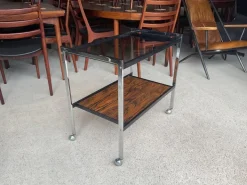Pamono Art Deco Drinks Trolley by Howard Miller, 1970s Hot