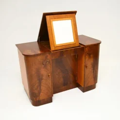 Pamono Art Deco Figured Walnut Dressing Table, 1930 Clearance